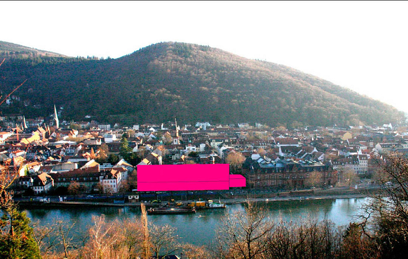 Photo Stadthalle vom Philosophenweg